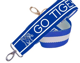 MEMPHIS - Licensed - Go Tigers | Game Day | Clear Purse | Stadium Strap | College Strap | Crossbody | Back to School | Gifts | Arena | Golf