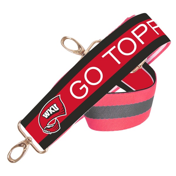 WESTERN KENTUCKY - Licensed - Go Toppers | Game Day | Clear Purse | Stadium Strap | College Strap | Crossbody | Back to School | Gifts | WKU