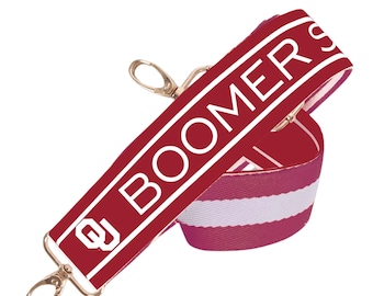OKLAHOMA UNIVERSITY - Licensed - Boomer Sooner | Tailgate | Stadium | Crossbody | Game Day | Gift | Back to School | Clear Bag | Canvas | OU