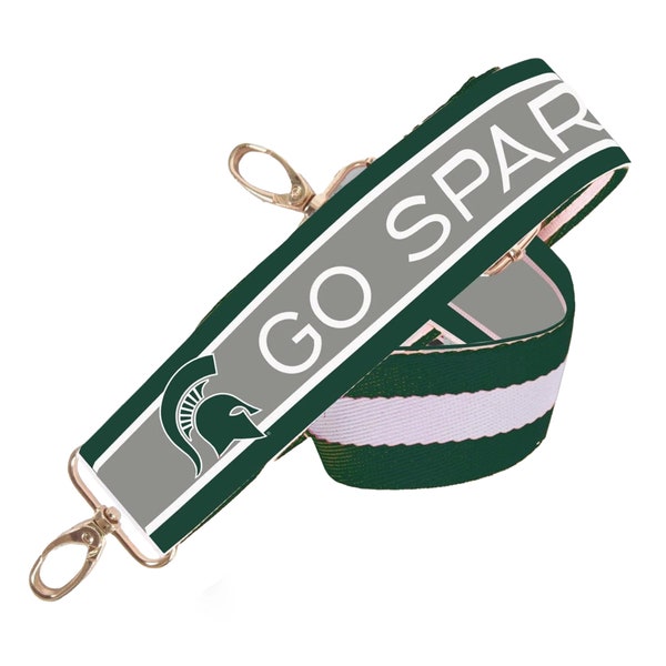 MICHIGAN STATE - Licensed - Go Spartans | Tailgate | Stadium | Crossbody | Game Day | Gifts | Back to School | Clear Bag | Purse Strap | Fan