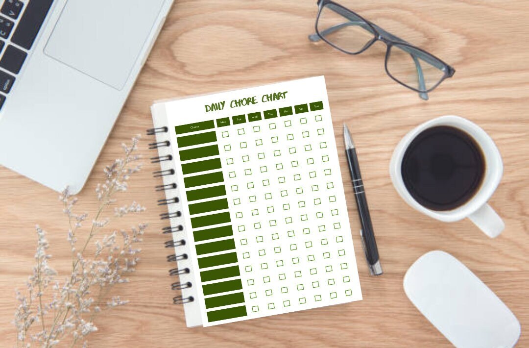 Daily Chores Chart Daily Chores Chart Template Daily Chores Chart