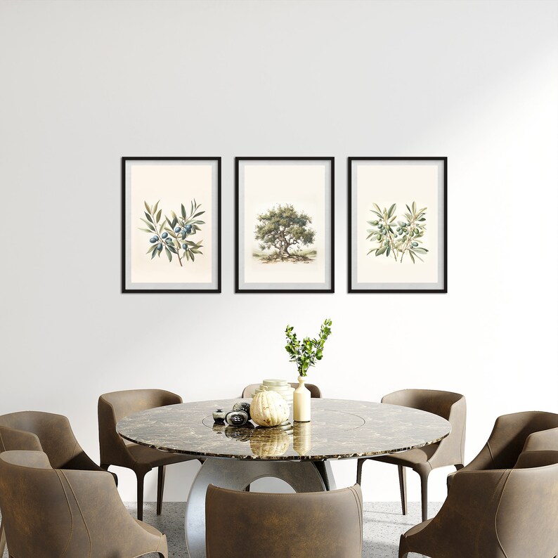Greece Print, Olive Tree Print, Olive Tree Wall Art, olive branch print