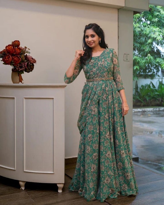 sampex Anarkali Gown Price in India - Buy sampex Anarkali Gown online at  Flipkart.com