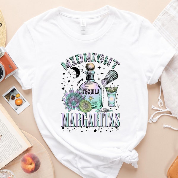 Midnight Margaritas Shirt, Tequila Shirt, Witchy Shirt, Witch Shirt, Midnight Margarita, Spooky Shirt, Halloween Shirt