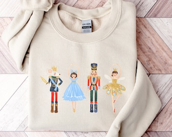 Nutcracker Sweatshirt, Christmas Sweatshirt, Sugar Plum Fairy Shirt, Christmas Sweater, Christmas Shirt, Xmas Shirt, Christmas Gift