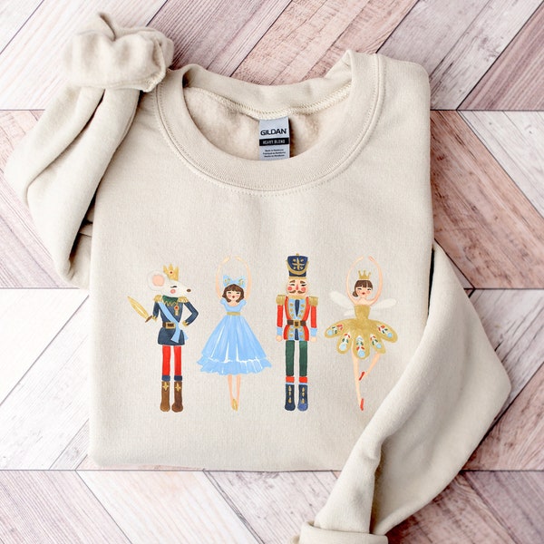 Nutcracker Sweatshirt, Christmas Sweatshirt, Sugar Plum Fairy Shirt, Christmas Sweater, Christmas Shirt, Xmas Shirt, Christmas Gift