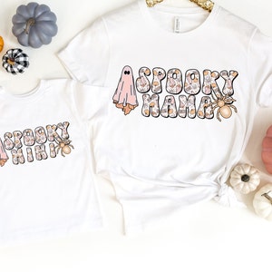 Spooky Mama Shirt, Spooky Mini Shirt, Mama Mini Shirt, Spooky Shirt, Halloween Matching Shirt, Halloween Shirt, Halloween Family Shirt