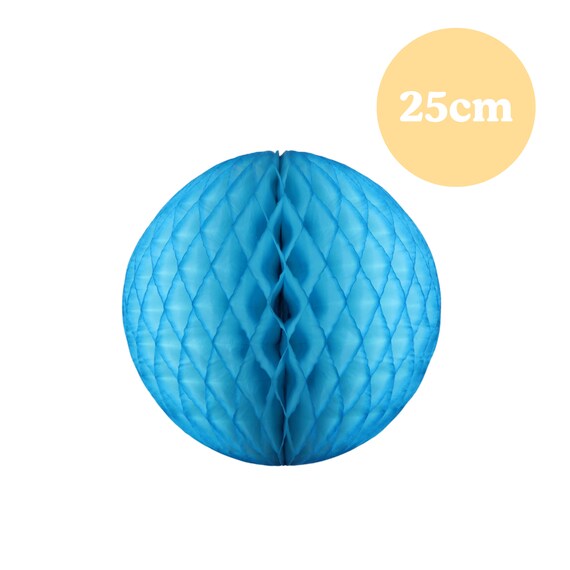 Bright Blue Ball Party Decorations Sustainable Etsy UK