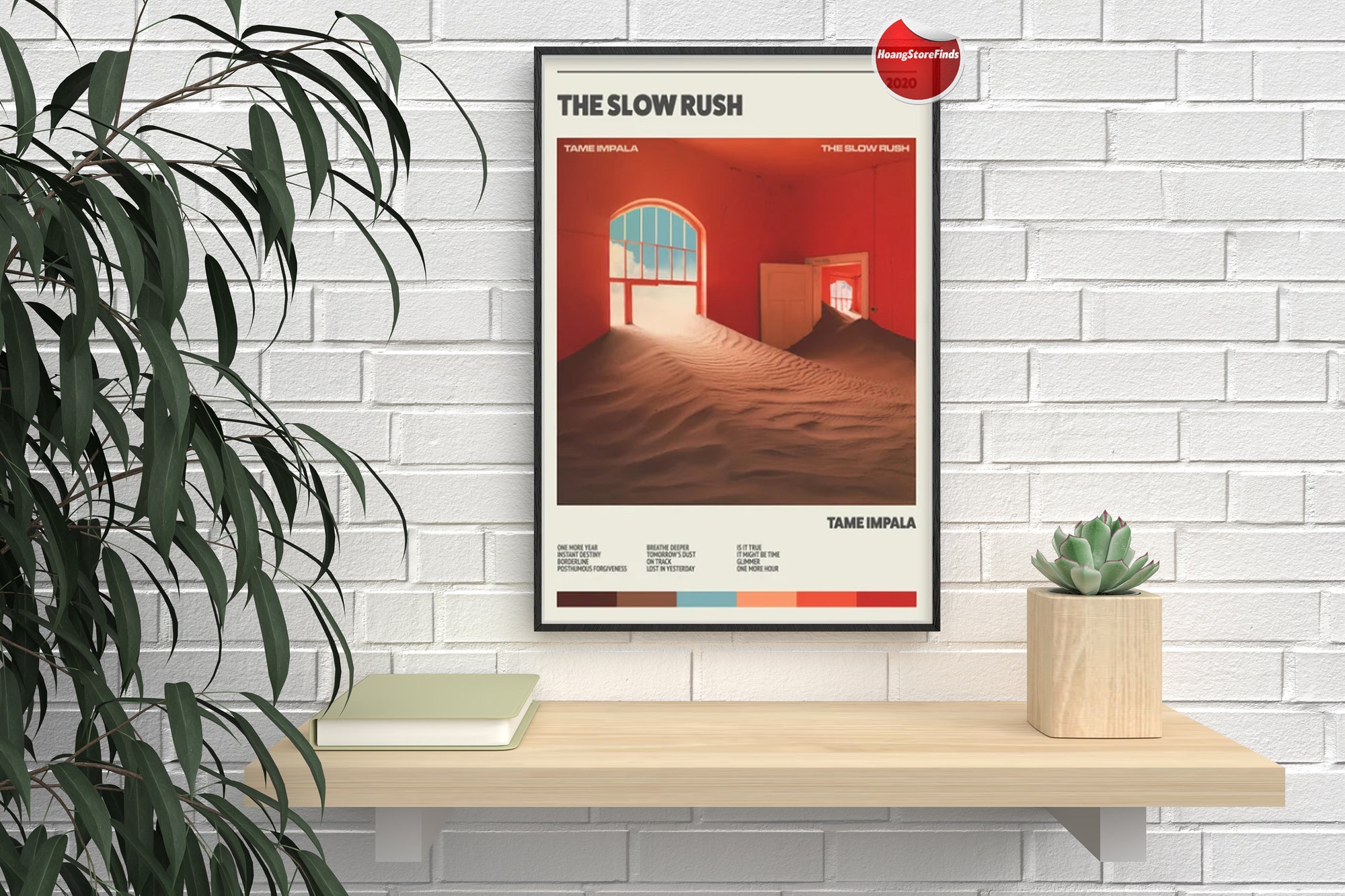Tame Impala Poster, The Slow Rush Poster, The Slow Rush Album Cover Poster, Album Poster
