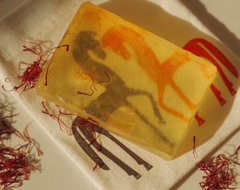 Saffron-infused Argan Oil SOAP