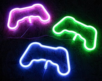 Game Control / Gaming Mini Neon Light - Gamer Sign - Dimmable - Wall Light Decoration Lamp - Neon Signs Business Home - Games Room