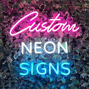 Custom Neon Sign - Neon Sign - Wedding Neon Sign - Led Neon Sign - Name Neon Sign - Neon Signs - LED Sign | Wall Decor | Home Decor - Events LED