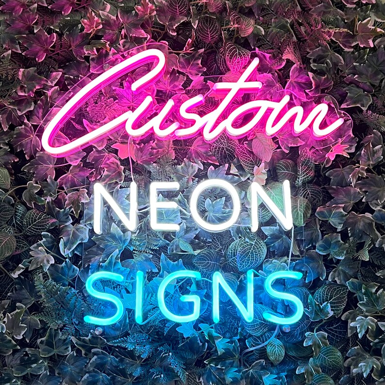 Custom Neon Sign - Neon Sign - Wedding Neon Sign - Led Neon Sign - Name Neon Sign - Neon Signs - LED Sign | Wall Decor | Home Decor - Events LED