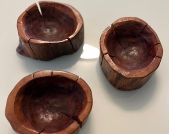 Wooden bowls - handmade - small