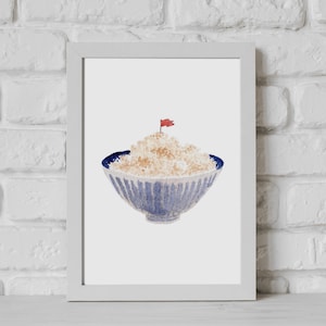 Mt Jasmine - watercolour art print A5 A4 A3