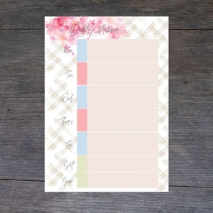 Printable Weekly Planner Template Download to Do List - Etsy
