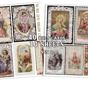 holy cards, prayer cards, Christian cards, Catholic cards, religious cards, holy mother, Jesus is my lord