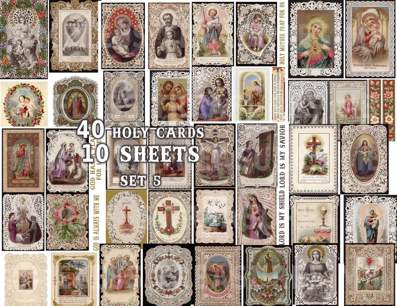 holy cards, prayer cards, Christian cards, Catholic cards, religious cards, holy mother, Jesus is my lord