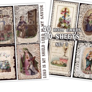 holy cards, prayer cards, Christian cards, Catholic cards, religious cards, holy mother, Jesus is my lord