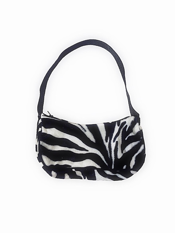 Zebra fur bag hotsell
