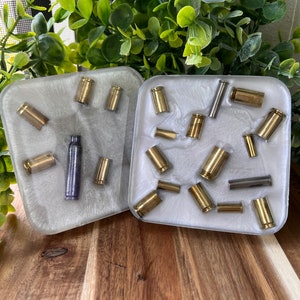 Square bullet coasters | Epoxy Coaster | Bullet Coaster | Epoxy Resin Coaster | 2A Coasters | Man Cave Gifts | Patriotic