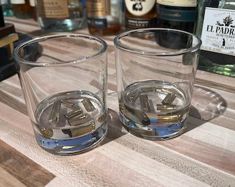 Vaso de whisky con forma de bala / Vaso para whisky / Regalo para el Día del Padre / Cueva del hombre / Balas / Munición / Resina / Tiro / Vaso con forma de bala