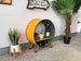 Standing shelf 'Zoe' / oil drum barrel furniture lounge bottle book shelf retro industrial upcycling cafe restaurant vintage loft mini bar 