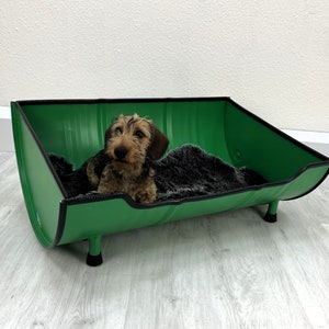 Large dog bed BIG BUDDY - Oil drum pet bed - Animal bed - Cat bed - Dog basket - Cat basket - Bed for cat & dog - Barrel furniture