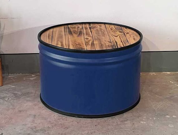Oil Barrel Table Stool Side Table noa Barrel Furniture Oil Barrel