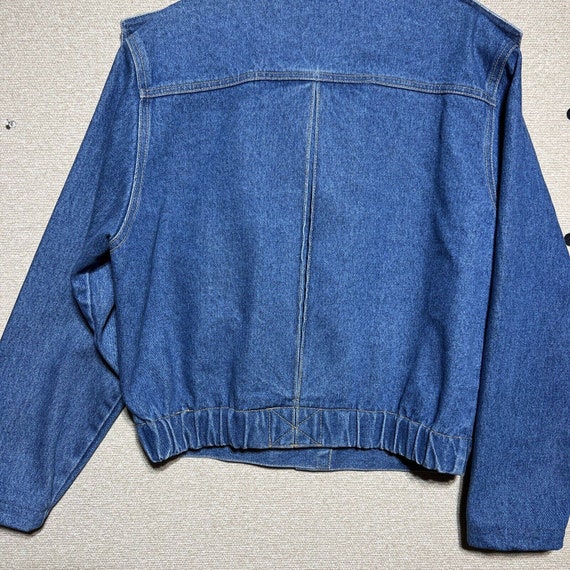 Monique Fashions Denim Jacket Size 10 Vintage Emb… - image 9