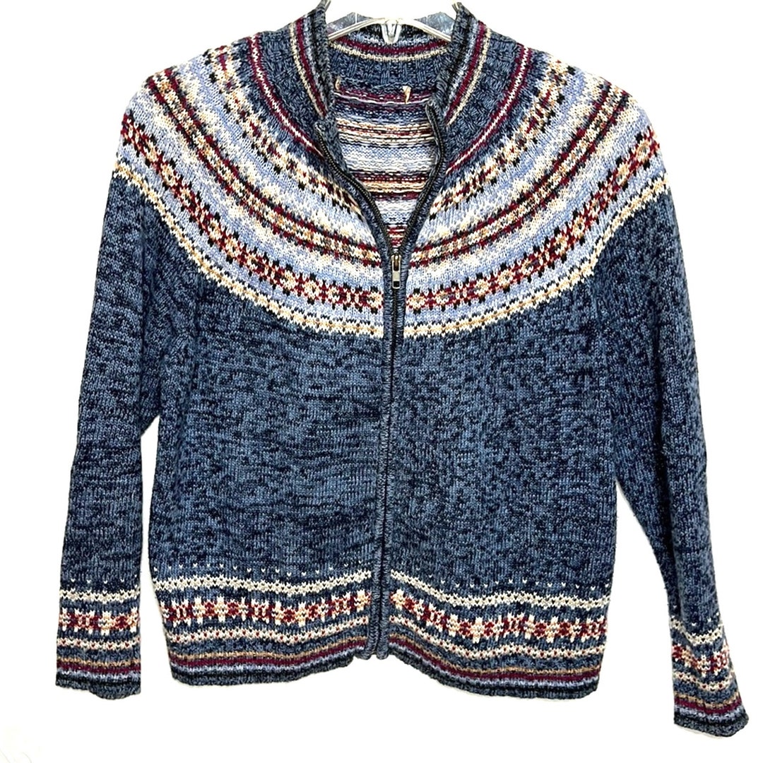 Vintage Check zip Cardigan