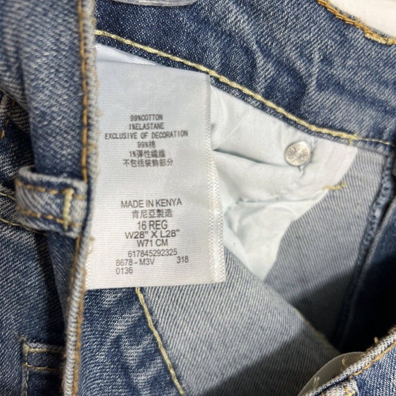 Levis 511 Slim Boys Jeans Size 16 28x28 Light Wash - Etsy