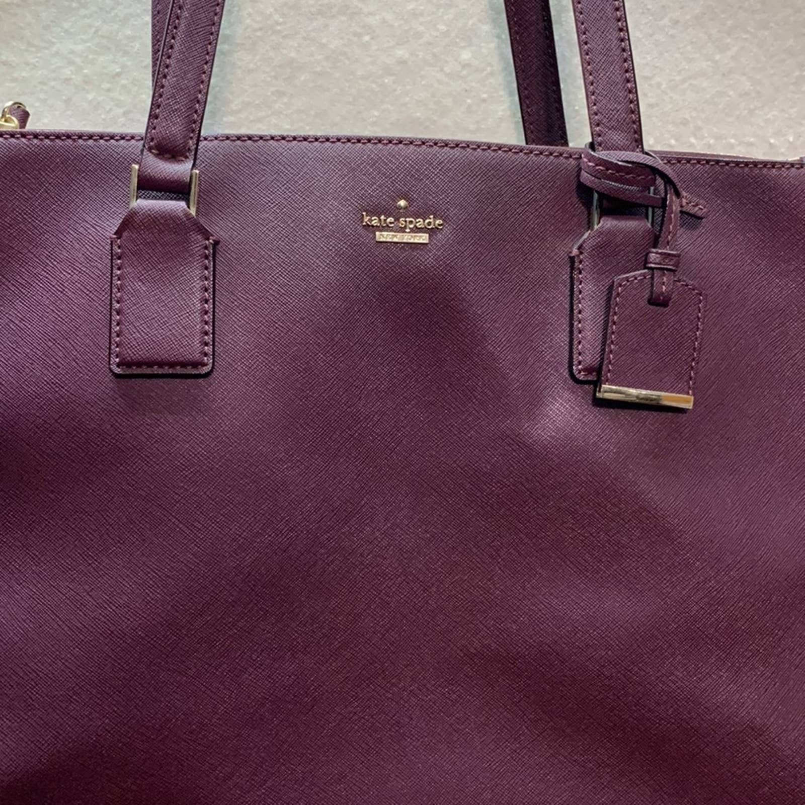 Kate Spade Large Compartment Berry Tote With Gold - Etsy