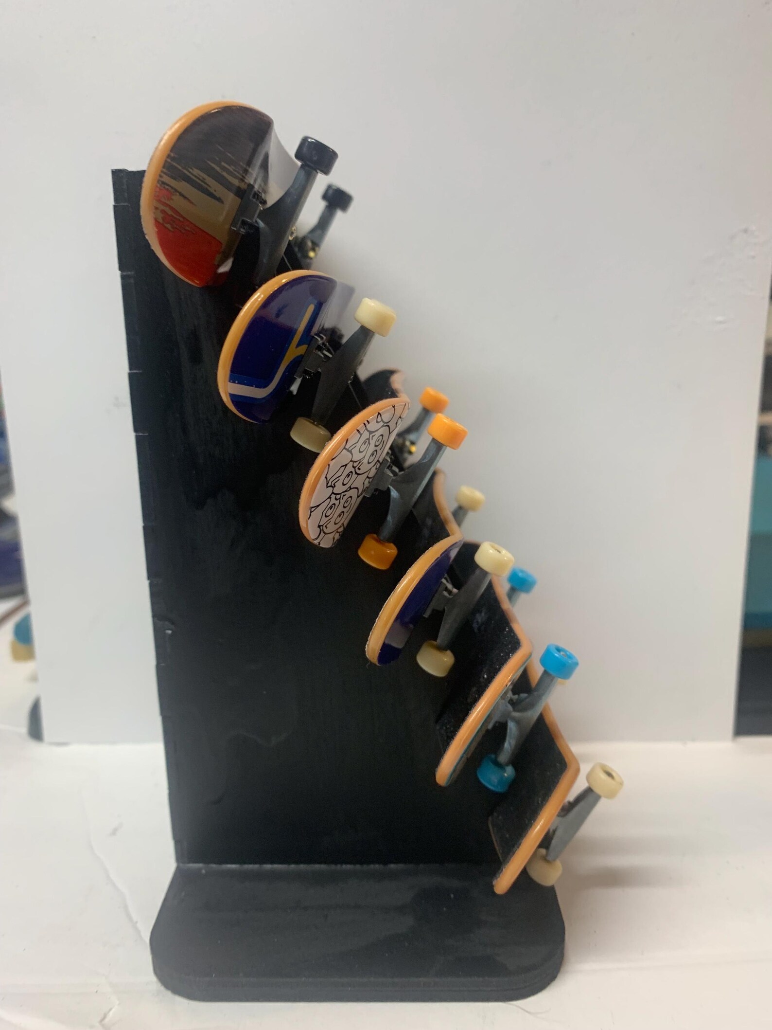 Fingerboard Display Rack Size Chart Fingerboard Tech Deck Rack/ Stand Display . - Etsy