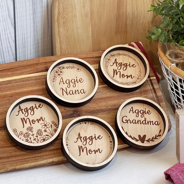 Texas A&M personalized jewelry dish - Aggie Mom, Grandma, Sister, student birthday, wedding, Mother's Day gift - Aggie jewelry dish