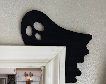 Door Corner Decor - Ghost - Halloween Ghost Sign - Ghost Decor - Fall Decor
