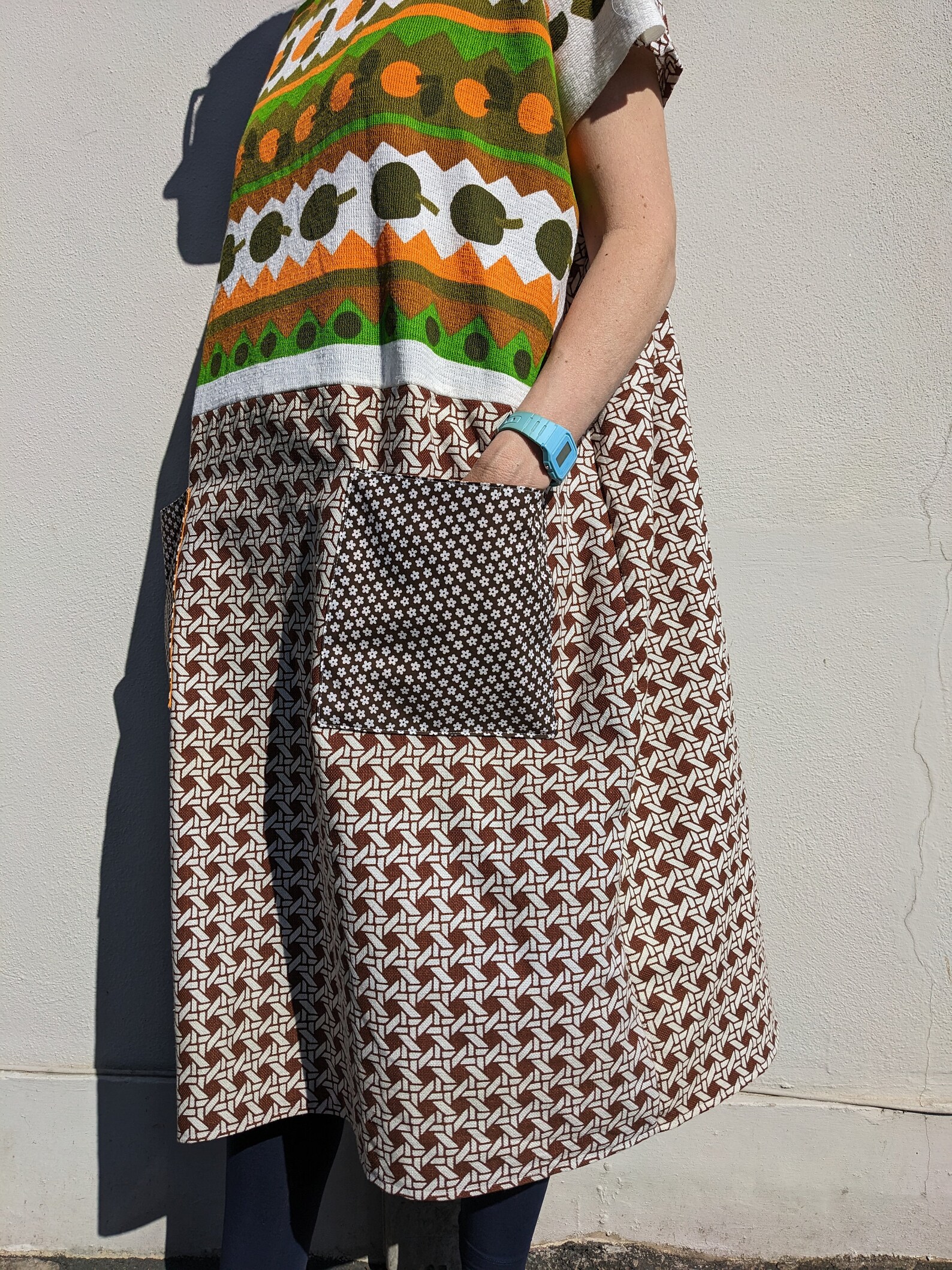Tea Towel Dressprint Dress Vintage Tea Towel Dress Upcycled - Etsy UK