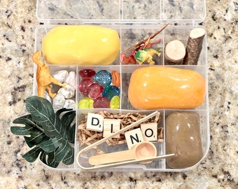 Dinosaur Play Dough Sensory Kit, Homemade Play Dough, Taste Safe Non Toxic, Play Doh, Sensory Play, Open Ended Play