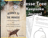 Orthodox Jesse Tree, Printable Activity Pack, Journal Keepsake, Christian,Christmas, Advent, Eastern, Oriental, Sunday School, Bible Reading