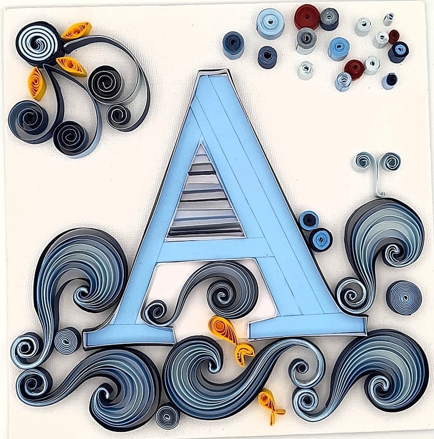 Tableau Enfant Initiale Lettre A