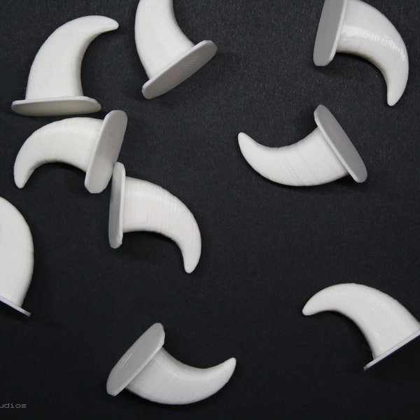 3D-Printed Fursuit Claws (Set of 8 or 10)