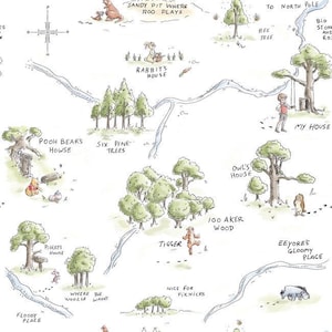 Winnie the Pooh 100 Acre Wood Peel & Stick Wallpaper - selbstklebende Tapete