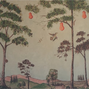Mythisches Land Wandbild Tapete - Traditionelle Tapete