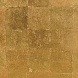 Carta da parati decorativa in foglia di metallo - Carta da parati tradizionale