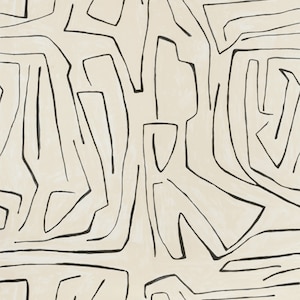 Graffito Abstract Wallpaper - Traditional Wallpaper