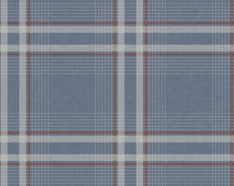 Windowpane Plaid Wallpaper - Traditional Wallpaper