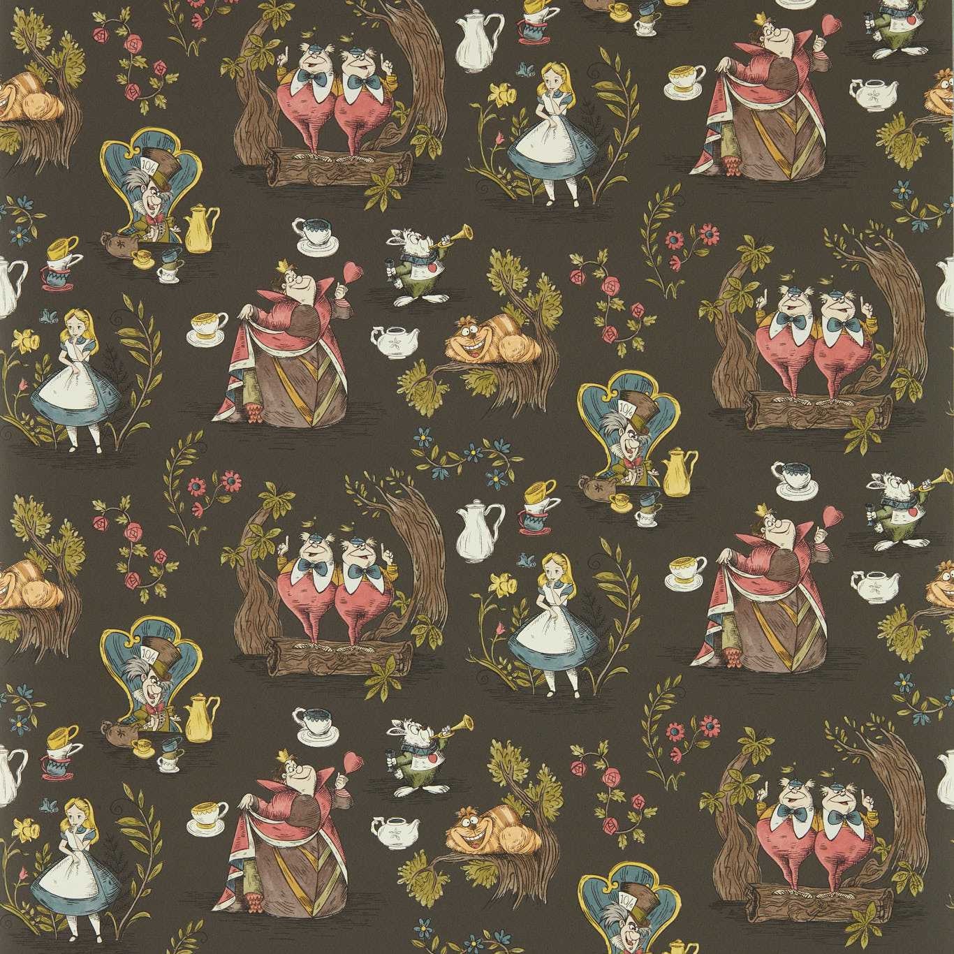 Alice in Wonderland Whimsical Disney Wallpaper - Traditional