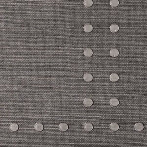Carta da parati geometrica in tessuto erba con rivetti - Carta da parati tradizionale