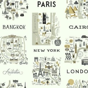 Fondo de pantalla ilustrado de mapas de ciudades - Fondo de pantalla tradicional