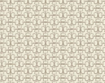 Papel pintado con diseño de bocado de caballo - Papel pintado tradicional